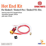 3D Spare Part Hot end Kit For Ender3 , Ender3 Pro , Ender3 V2 , etc 24V