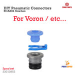 DIY Pneumatic Connectors For Voron M4 ECAS04 Bowden 3D Printer Part