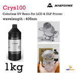 Magforms Crys100 Colorless Resin 1kg for LCD&DLP Pritner Colorless Photopolymer Resin 3D Printing Material UV sensitive resin