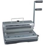 เครื่องเข้าเล่มสันห่วงเหล็กwire bindingรุ่น WD2008 แบบ3:1