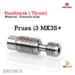 3D Printer Part Heatbreak Titanium Alloy Prusa i3 MK3S+ Throat