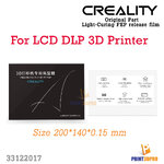 3D Part Creality FEP Film 200x140x0.15m Light-curing For LCD DLP 3D Printer