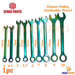 3D tool Spare Parts ประแจขนาดเล็ก 4,4.5,6,7,8,9,10 ชุบ Titanium Plating wrench 1=ชิ้น
