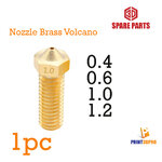 Brass Nozzle Volcano For 3D Printer Filament 1.75mm