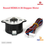 Round NEMA14 36 Stepper Motor High Temperature Motor with 1m Cable 3D Printer Part