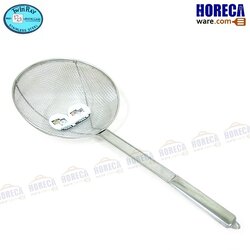 Deep mesh grill with stainless steel handle, 30 cm. Twin Ray, double ray