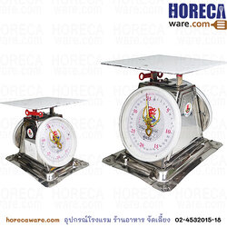 Stainless steel scale 35 kg. Blue light