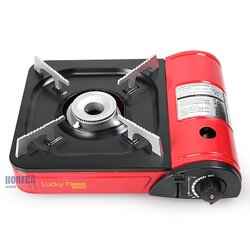 เตาแก๊สกระป๋อง วาวเซฟตี้ โครงสีแดง ตราลัคกี้เฟรม