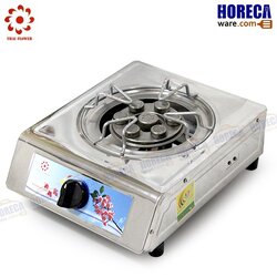 เตากล่องสเตนเลส หัวเดี่ยว ขาลวด หัวT-260 ไทยฟลาวเวอร์