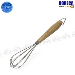 Egg whip 24cm, wooden handle, New Line