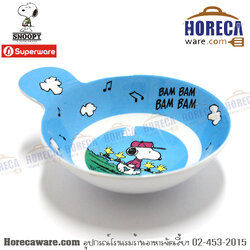 snoopy bam bam ชามเด็กมีที่จับ 4.5นิ้ว ซุปเปอร์แวร์ [spw-spb-b798-4.5]