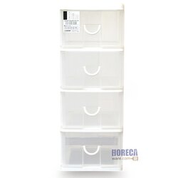 ตู้ลิ้นชัก 4ชั้น มีล้อ KL-40 ตราคีย์เวย์