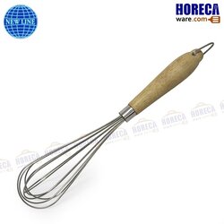 New Line wooden handle egg whip 29 cm.