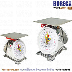 Stainless steel scale 20 kg. Blue light