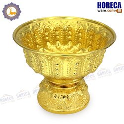 Lao pattern tray, gold, 18 cm, seal