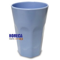 แก้วแปดเหลี่ยมใบใหญ่ 3.5นิ้ว สีฟ้า ตราไทยเมลามีน