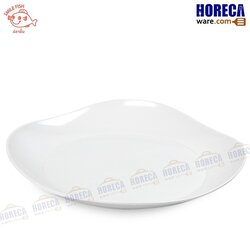 9-inch rounded-corner square plate, Smiling Fish brand