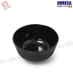 4-inch divided bowl [black], Smiling Fish brand