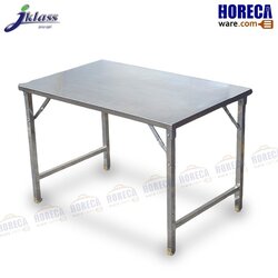 โต๊ะพับขาสวิง 70x110x75ซม. ขอบ 40มม เจคลาส