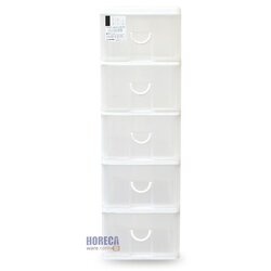 ตู้ลิ้นชัก 5 ชั้น มีล้อ KL-50 ตราคีย์เวย์