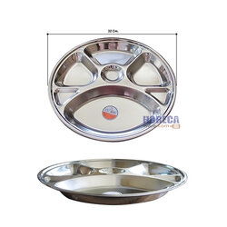 ถาดหลุมกลมสแตนเลส (32 ซม.) เพอร์เฟ็ค