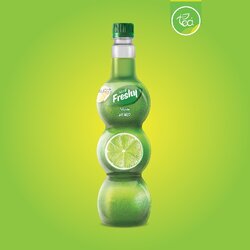 ไซรัปมะนาว ไซรัปเฟรชชี่ Freshy ไซรัปผลไม้ น้ำมะนาว น้ำเชื่อมผลไม้ ไซรัปเข้มข้น Lemon Syrup ขนาด 710 ml