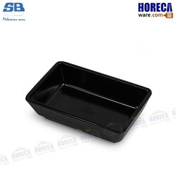 ถ้วยน้ำจิ้มสี่เหลี่ยม 2 x 3.25 นิ้ว [สีดำ] ตราเอสบี