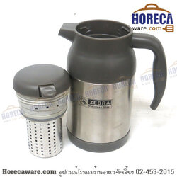 กระติกสูญญากาศมีใส้กรองชา 0.8 ลิตร หัวม้าลาย-ทั่วไป [112932]