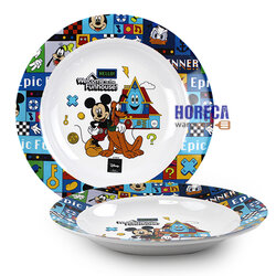 จานทรงลึก 8นิ้ว ลายมิกกี้ ฟัน เฮาส์ " ตราซุปเปอร์แวร์