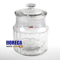 Glass jar with lid, Lea, 1,900 ml, US brand