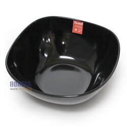 ชามสี่เหลี่ยม มุมมน 7.5 นิ้ว สีดำ ตราฟิกเกอร์