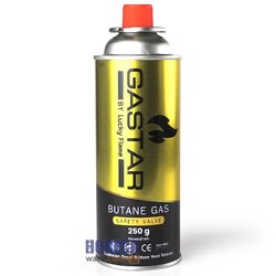 Gas cylinder Gastar, gold color, Lucky Frame brand