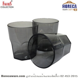 แก้วอะคลิลิค13 ozสีดำใส แพ็ค 3ชิ้น ฟิกเกอร์-พลาสติก [fg-gl11-bk]