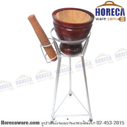 ที่วางครก ร้านส้มตำ เล็ก ครกเบอร์9,10 ไมโคร [mc-07-01]