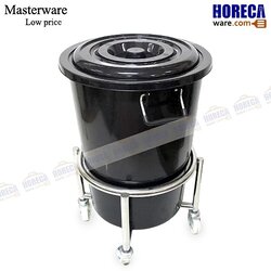 รถเข็นใส่ถังขยะ 21GL ไม่มีมือจับ รวมถังขยะ แมสเตอร์แวร์