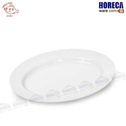 Plate with edge 9.5 inches [cream color] smiling fish