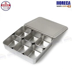 ที่ใส่เครื่องปรุง 6 ช่อง โกโก