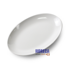 Oval plate, 8.5 inches, White, SB brand