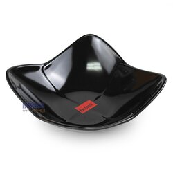 ชามสี่เหลี่ยมทรงดอกไม้ 7นิ้ว สีดำ ตราฟิกเกอร์