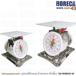Stainless steel scale 60 kg. Blue light