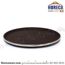 ถาดกันลื่นกลม 14 นิ้วขอบสเตนเลส ยูเอส-SL [us-art-1400]