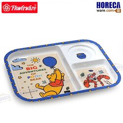 [บิ๊กแอดเวนเจอร์ ออฟ พูแบร์]ถาดอาหารว่าง 10.5นิ้ว ฟลาวเวอร์แวร์