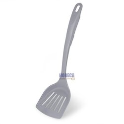 Super Nylon ตะหลิวมีร่อง ไนลอน 4นิ้ว สีเทา ตราฟิกเกอร์