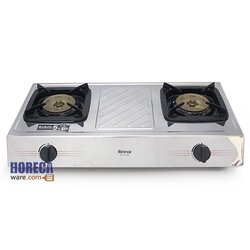 เตาคู่สแตนเลส รุ่น rt-902mm รุ่น ตรารินไน