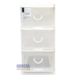 ตู้ลิ้นชัก3ชั้น มีล้อ KL-30 ตราคีย์เวย์