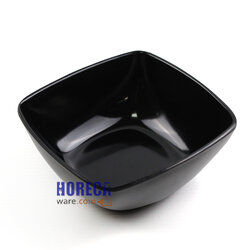 ชามลึกสี่เหลี่ยม 4.5 นิ้วสีดำ ตราเอสบี