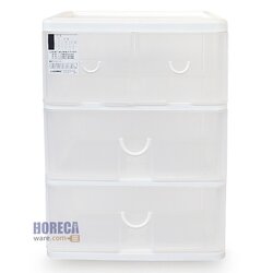 ตู้ลิ้นชัก 3ชั้น 4ช่อง มีล้อ XL-830 ตราคีย์เวย์