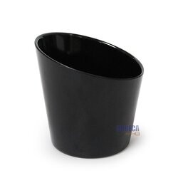 Tall vegetable glass, black, 4.5 inches, SB brand