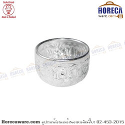 [คุ้มค่าขันน้ำลายไทย 6 ซม. กระเช้า [bk34106t]