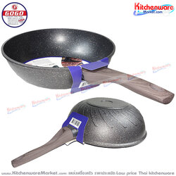 กระทะด้ามเคลือบ 30ซม. โกโก [gg-lg-30]